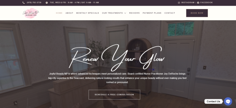 Med Spa Website Design